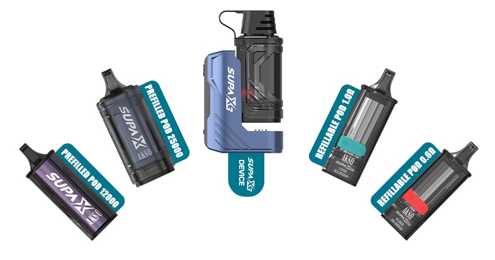Kit rechargeable AKSO SUPA X3 -8 - 1000