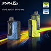 SUPA X3 - Pod prérempli de 25 000 bouffées - Puissance variable - Mode Boost à un bouton - Option de pod rechargeable