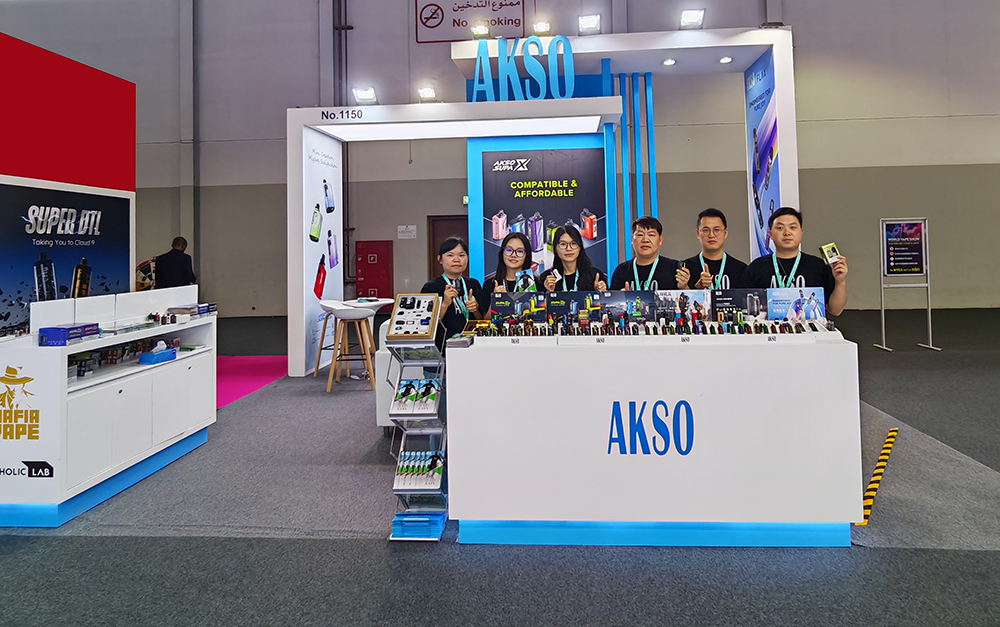AKSO brille au plus grand salon de la vape au monde